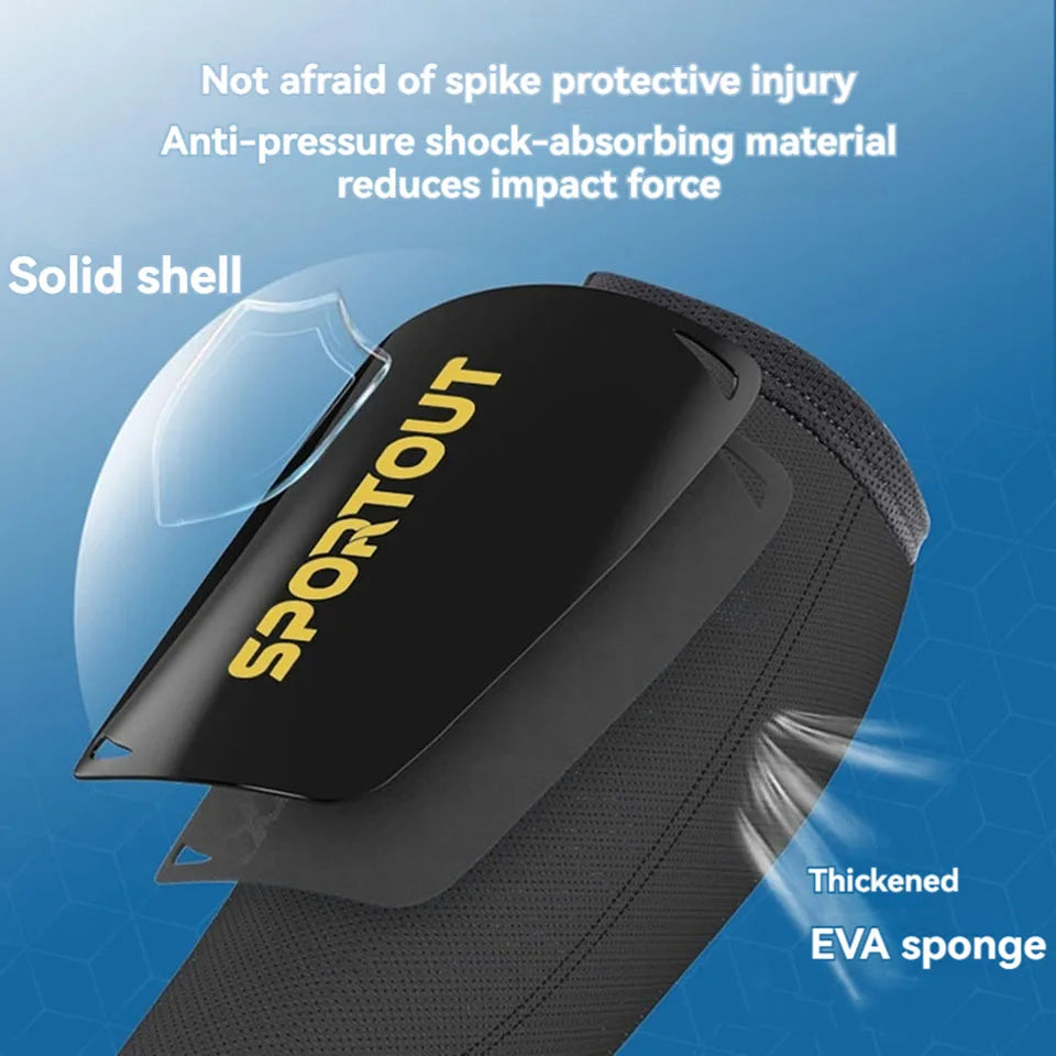1 Pair Soccer Shin Pad Cover Football Shin Holder Leg Protector Leg Guard Kids Boy Men Shin Pad Sportswear Accessory